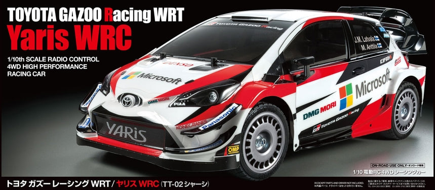 Tamiya 58659 Toyota Gazoo Racing WRT/Yaris WRC (TT-02 Chassis