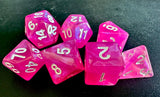 Pink Champagne - 7pc Polyheral Dice Set