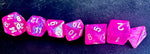 Pink Champagne - 7pc Polyheral Dice Set