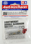 Tamiya Mini 4wd 95562 LW Double Alu Rollers 9-8mm - Red