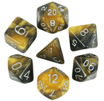 Gold Nebula - 7pc Polyhedral Dice Set