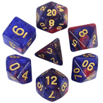 Christmas Cluster- 7pc Polyhedral Dice Set