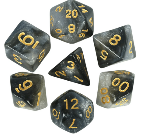 Andromeda Nebula - 7pc Polyhedral Dice Set