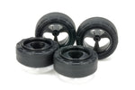 Tamiya Mini 4wd 95635 Super Hard Small Dia. Narrow Tires (24mm) & Carbon Reinforced 3-Spoke Wheels