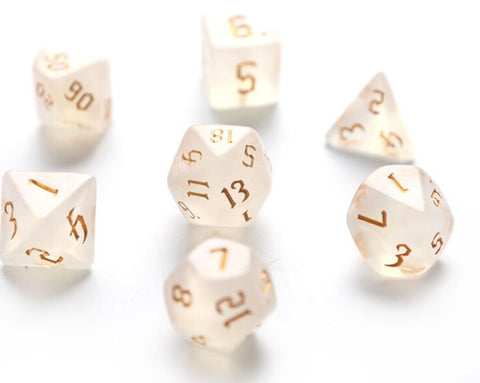 Iridescent Gold - 7pc Polyhedral Dice Set